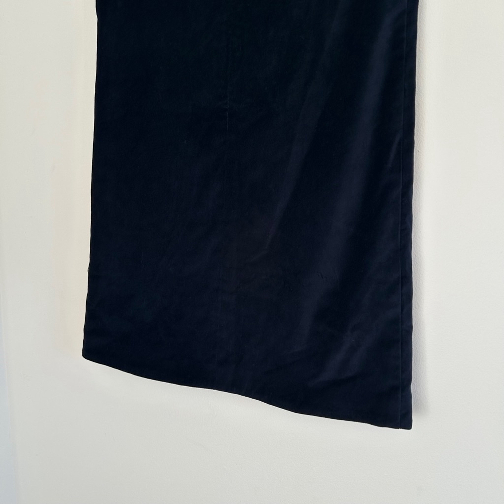 BEC + BRIDGE Velvet Mini Dress Navy Blue Size 2 Short Sleeve - Picture 9 of 11